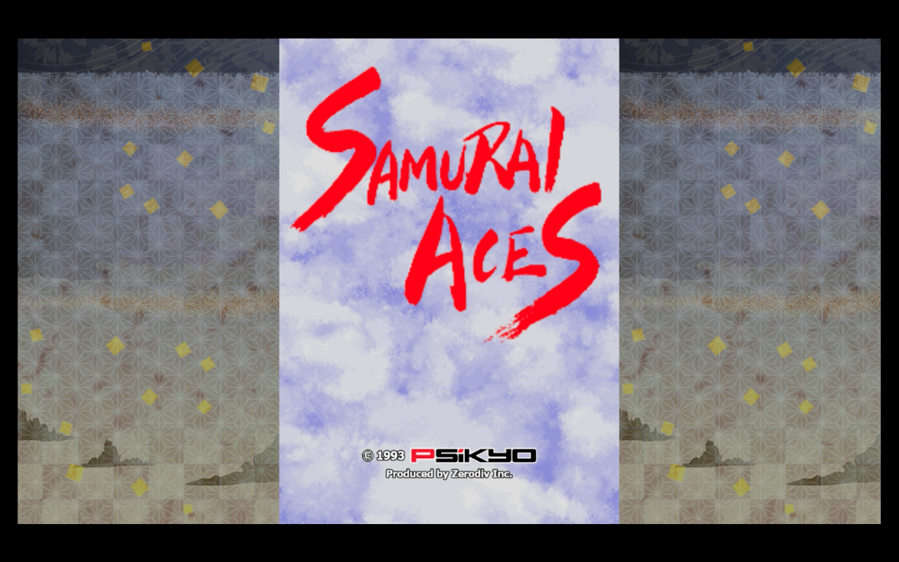Samurai Aces Title Screen on Switch