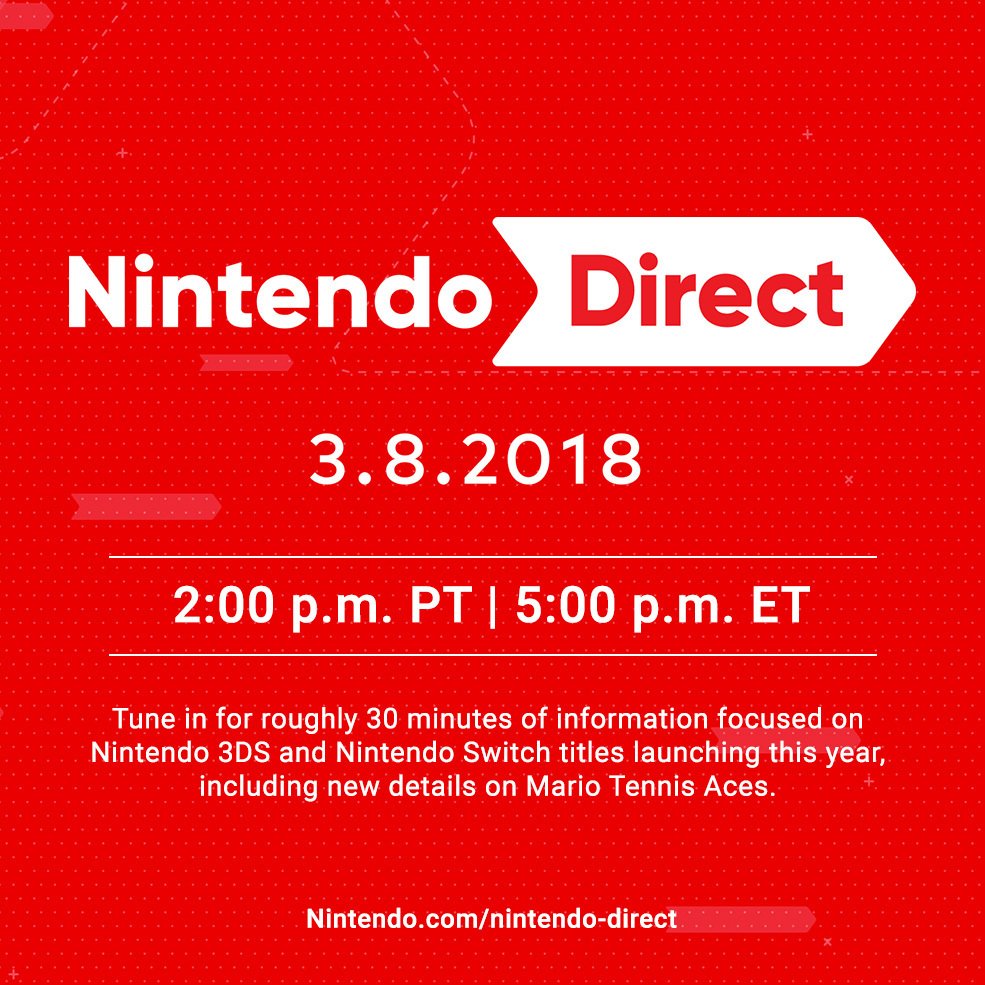 March 8th Nintendo Direct